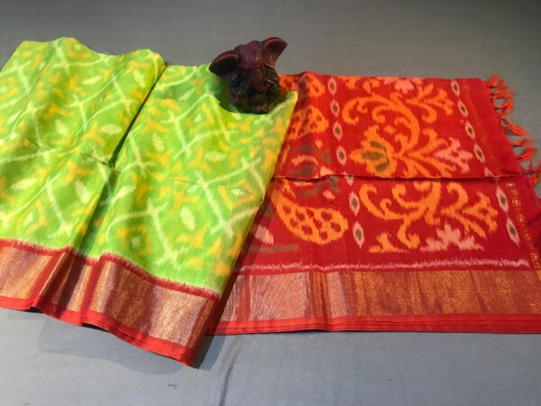 Ikkat sico sarees with on sale price